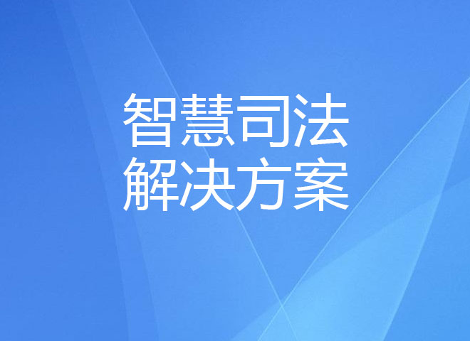 神州龙芯智慧司法解决方案